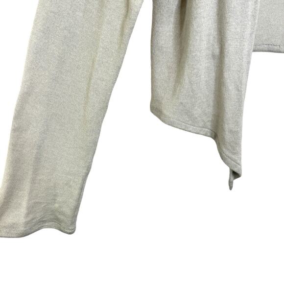 Bryn Walker Women’s Cotton/Cashmere Waterfall Open Front Shrug Size Medium EUC - Picture 2 of 7